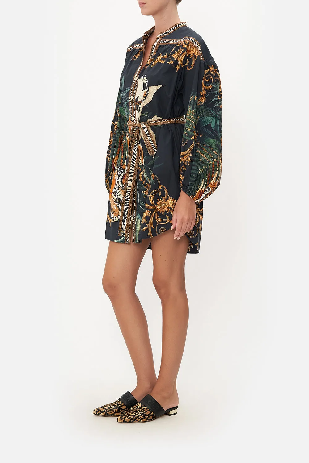 BLOUSON SLEEVE SHIRT DRESS EASY TIGER sold by Camilla product image thumbnail 4