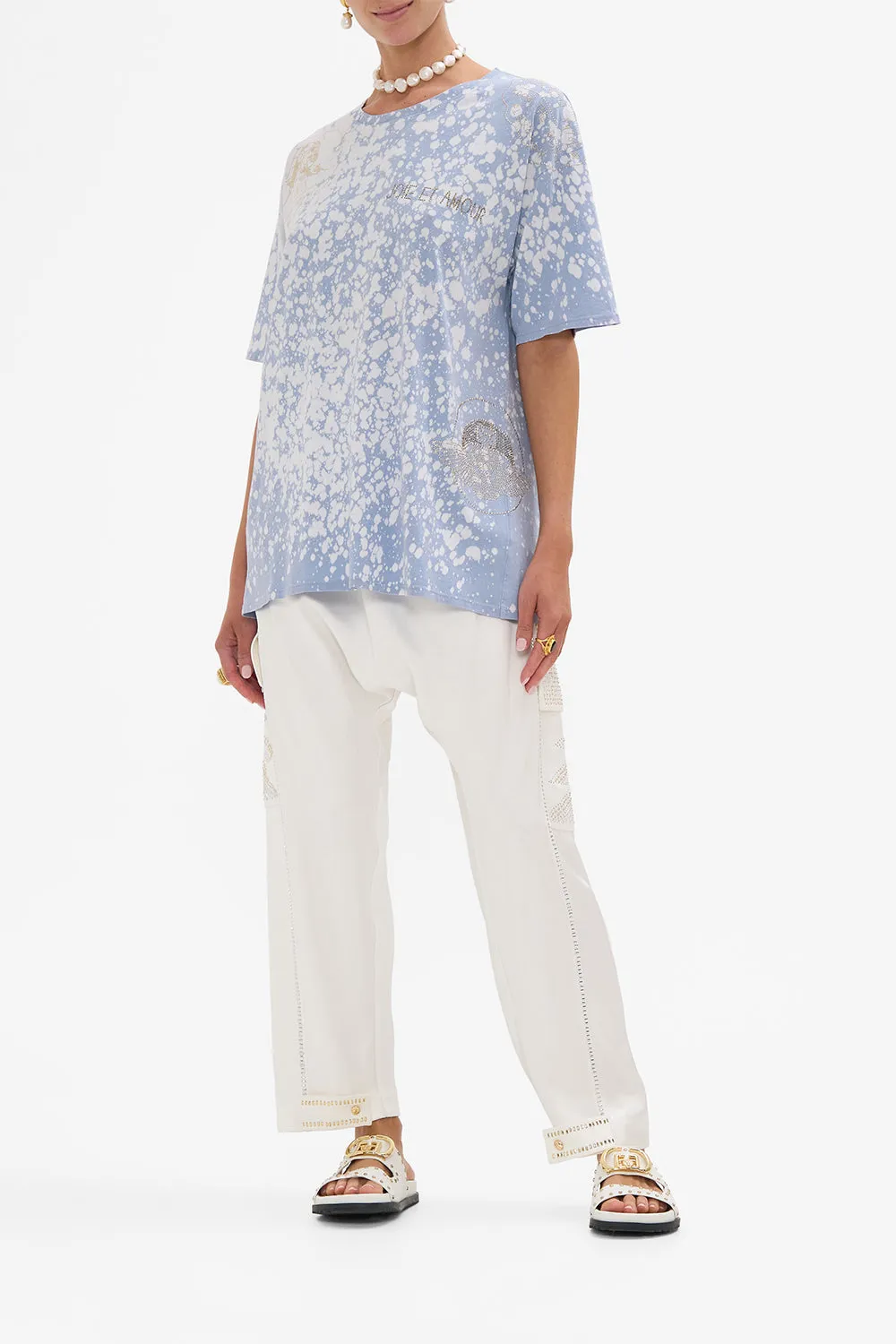 OVERSIZED BAND TEE CALL ME IN CAIRO sold by Camilla