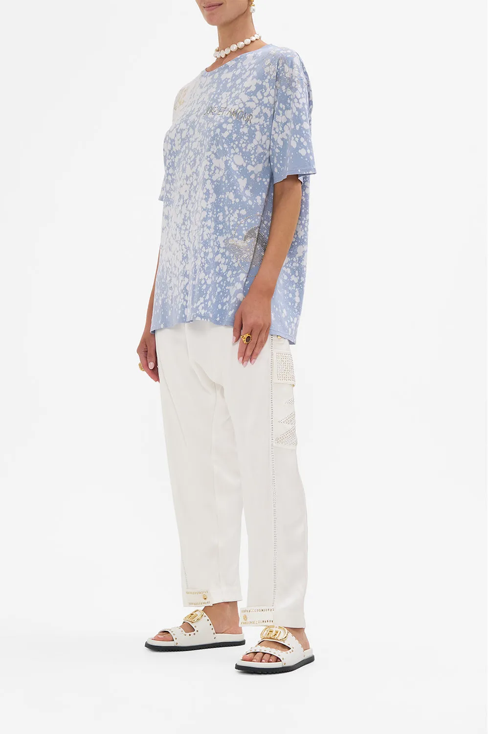 OVERSIZED BAND TEE CALL ME IN CAIRO sold by Camilla product image thumbnail 4