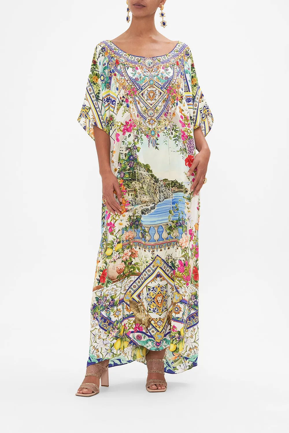 ROUND NECK KAFTAN AMALFI AMORE sold by Camilla