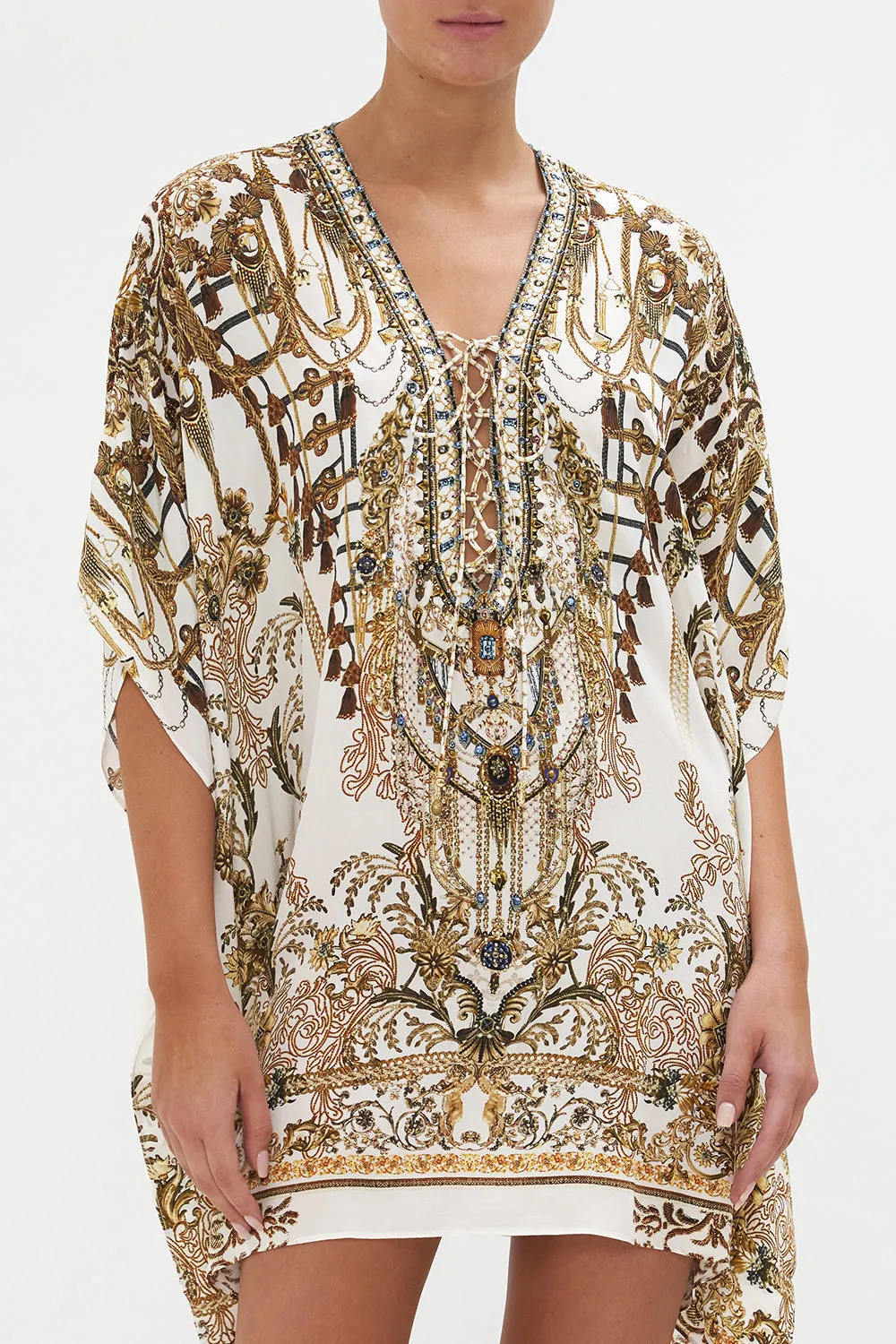 SHORT LACE UP KAFTAN ROAD TO RICHESSE sold by Camilla product image thumbnail 5