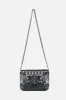 EMBELLISHED ZIP TOP CLUTCH WITH STRAP ORDER OF DISORDER sold by Camilla