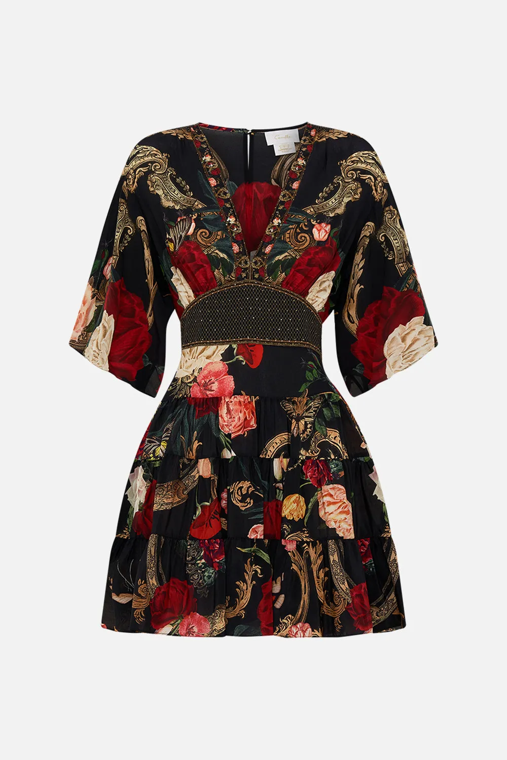 TIERED SKIRT MINI DRESS MAGIC IN THE MANUSCRIPTS sold by Camilla product image thumbnail 3