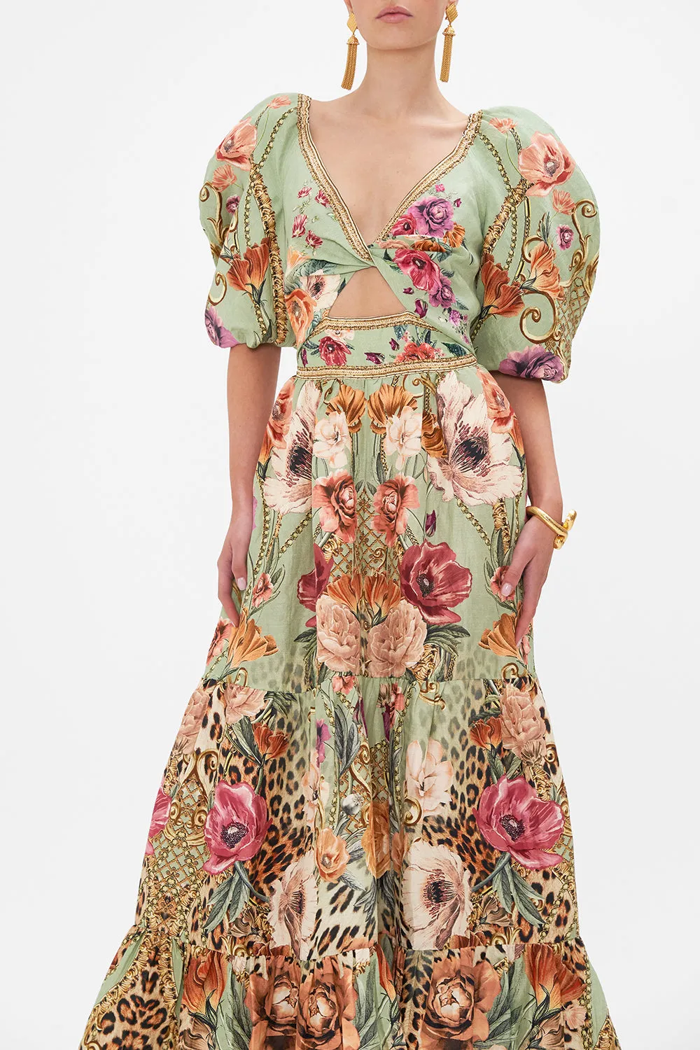 TIERED PUFF SLEEVE DRESS GROW AND GLOW sold by Camilla product image thumbnail 5