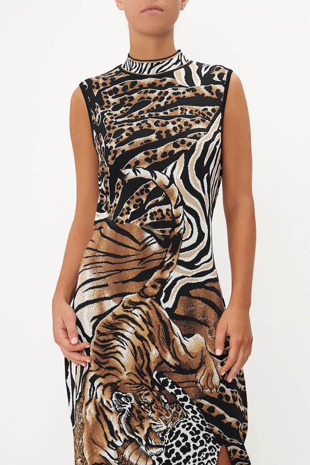 EXTENDED NECK KNIT DRESS WHATS NEW PUSSYCAT sold by Camilla product image thumbnail 5