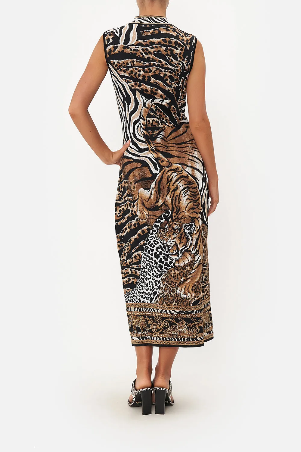 EXTENDED NECK KNIT DRESS WHATS NEW PUSSYCAT sold by Camilla product image thumbnail 2