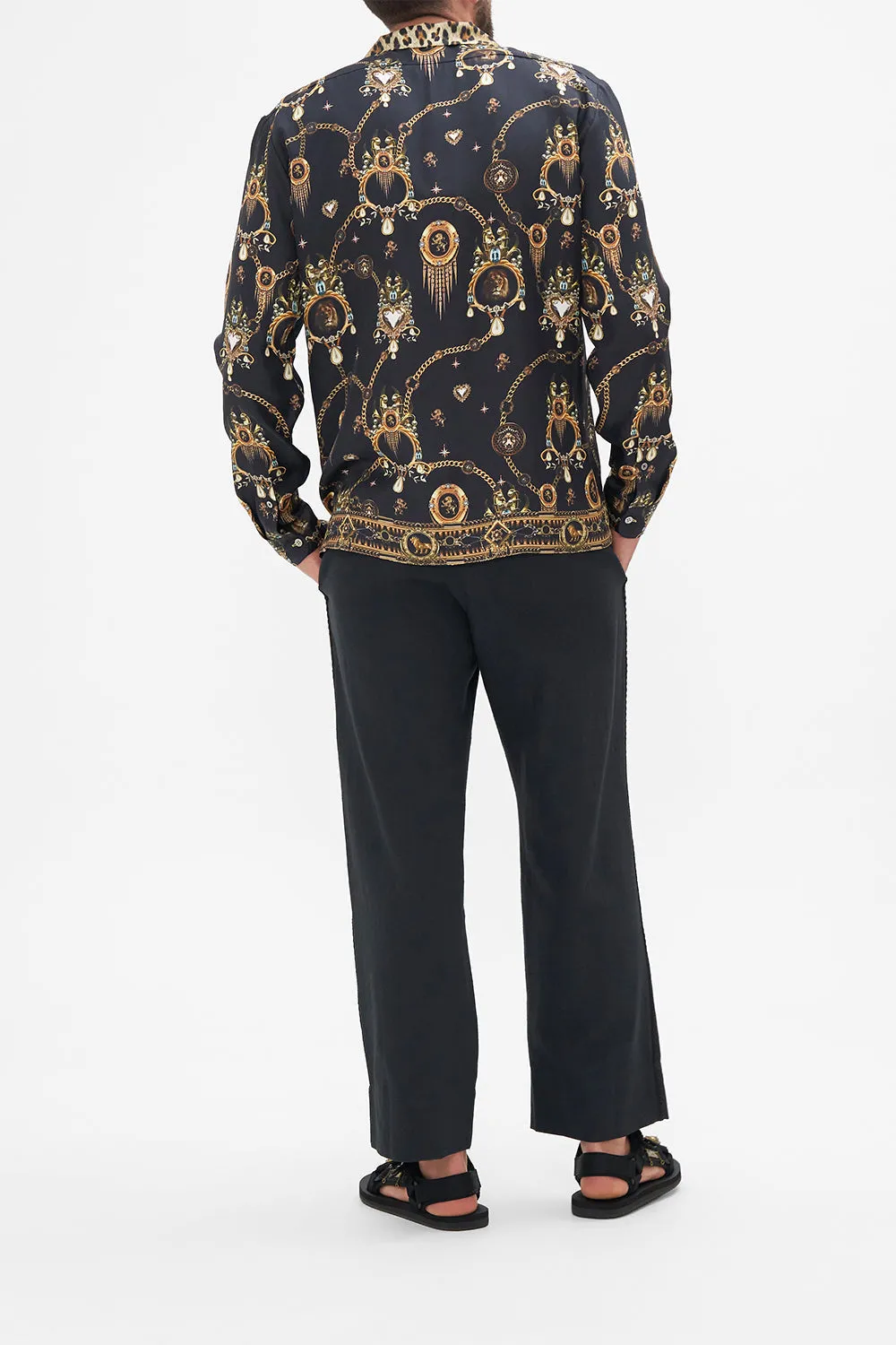 LONG SLEEVE CAMP COLLARED SHIRT JUNGLE DREAMING sold by Camilla product image thumbnail 2