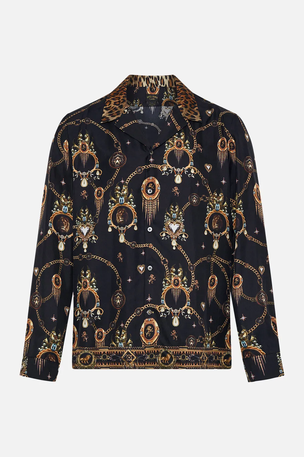 LONG SLEEVE CAMP COLLARED SHIRT JUNGLE DREAMING sold by Camilla product image thumbnail 3