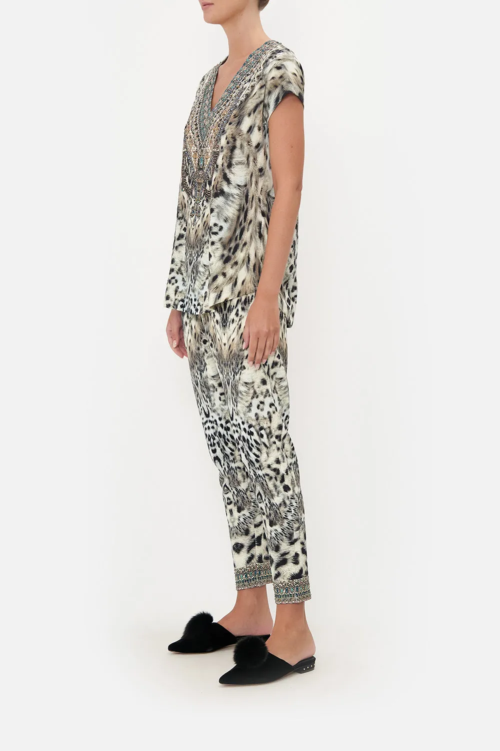 V-NECK TEE SNOW WHISPERS LOUNGE sold by Camilla product image thumbnail 4