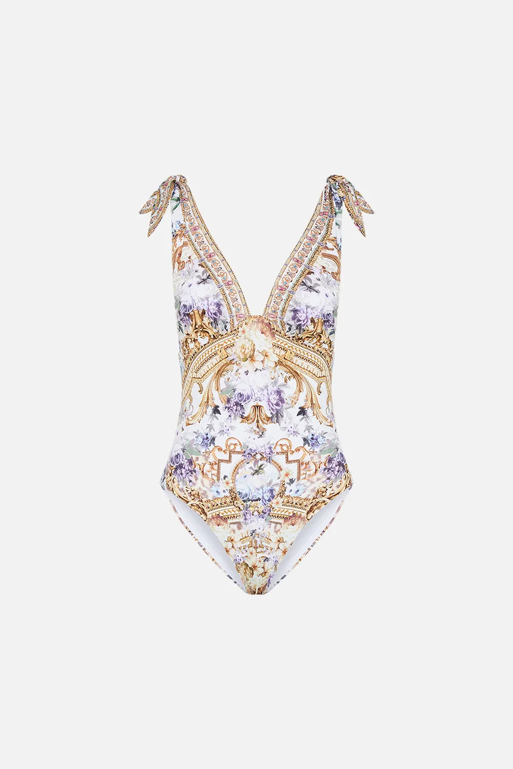 RUCHED TRI - TIE SHOULDER ONE PIECE PALAZZO PLAY DATE sold by Camilla product image thumbnail 3