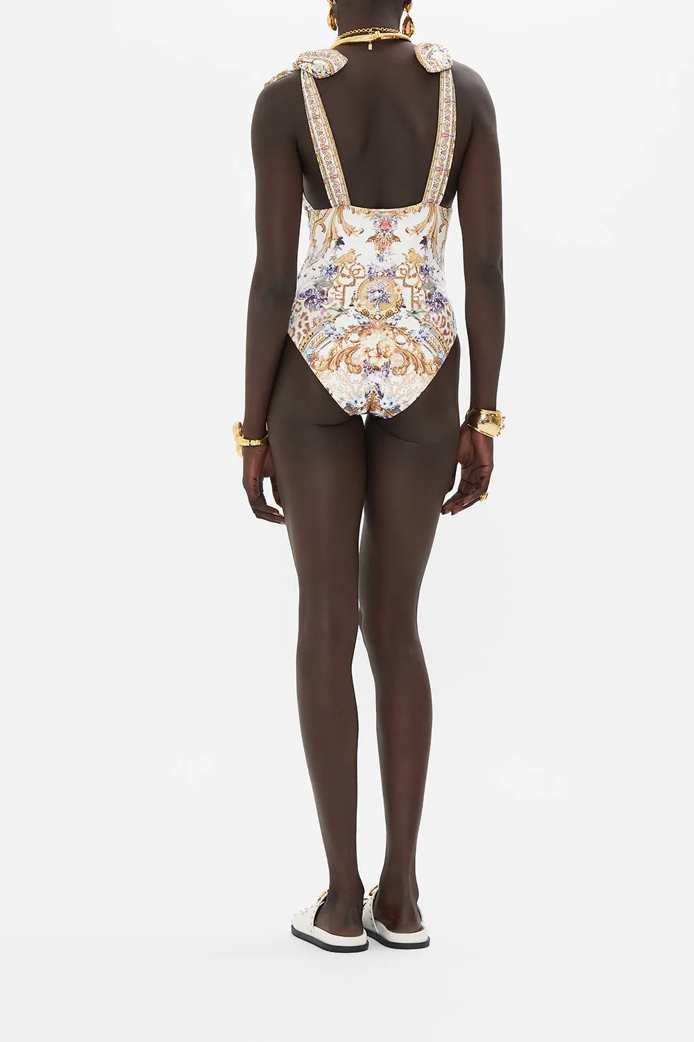 RUCHED TRI - TIE SHOULDER ONE PIECE PALAZZO PLAY DATE sold by Camilla product image thumbnail 2
