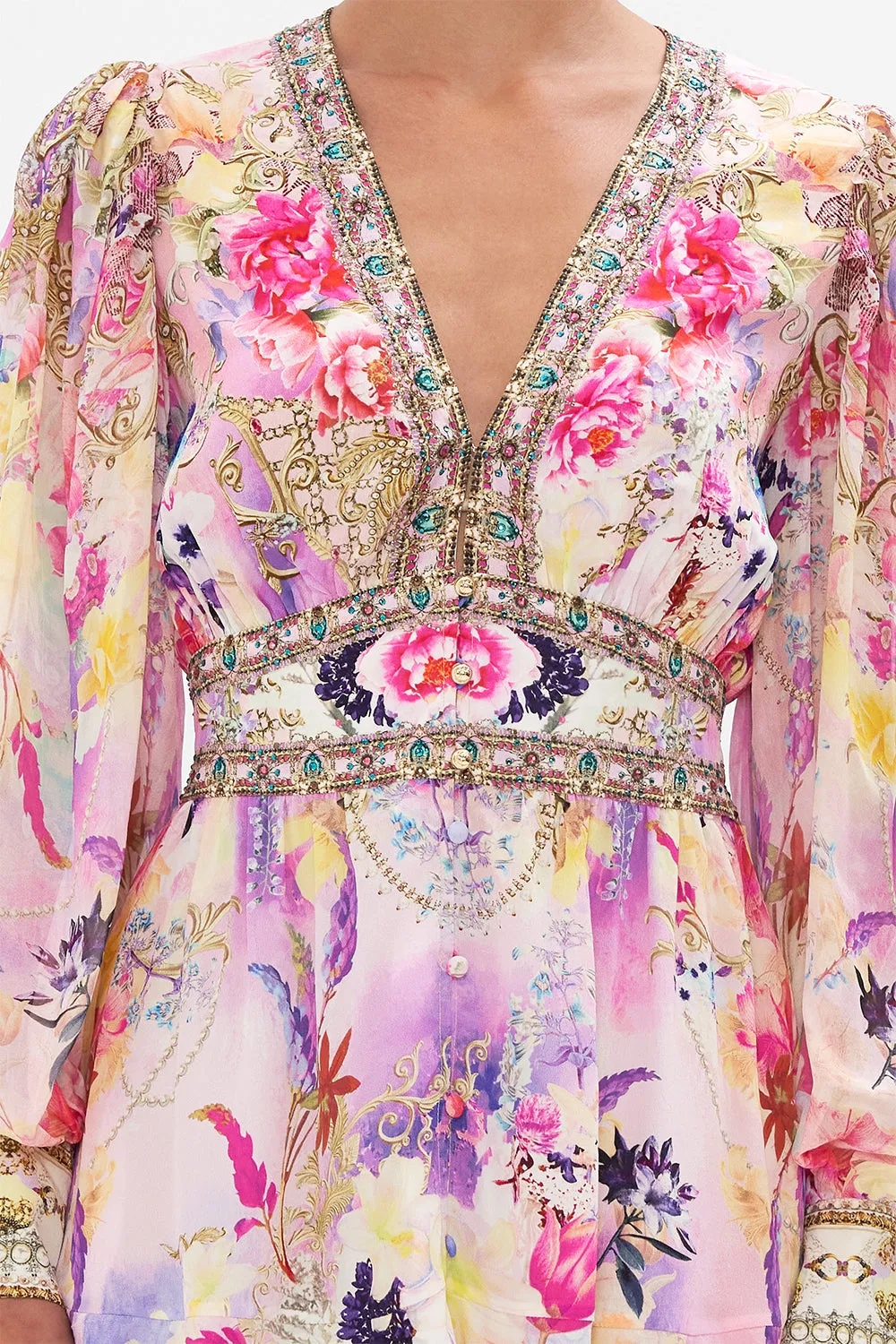 BUTTON FRONT FRILL DRESS SONIC SYMPHONIES sold by Camilla product image thumbnail 5