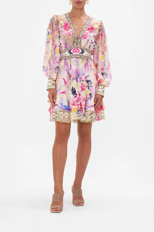 BUTTON FRONT FRILL DRESS SONIC SYMPHONIES sold by Camilla