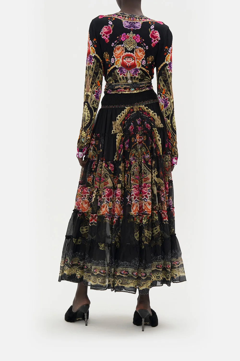 LONG SLEEVE WRAP TOP DANCE WITH DUENDE sold by Camilla product image thumbnail 2