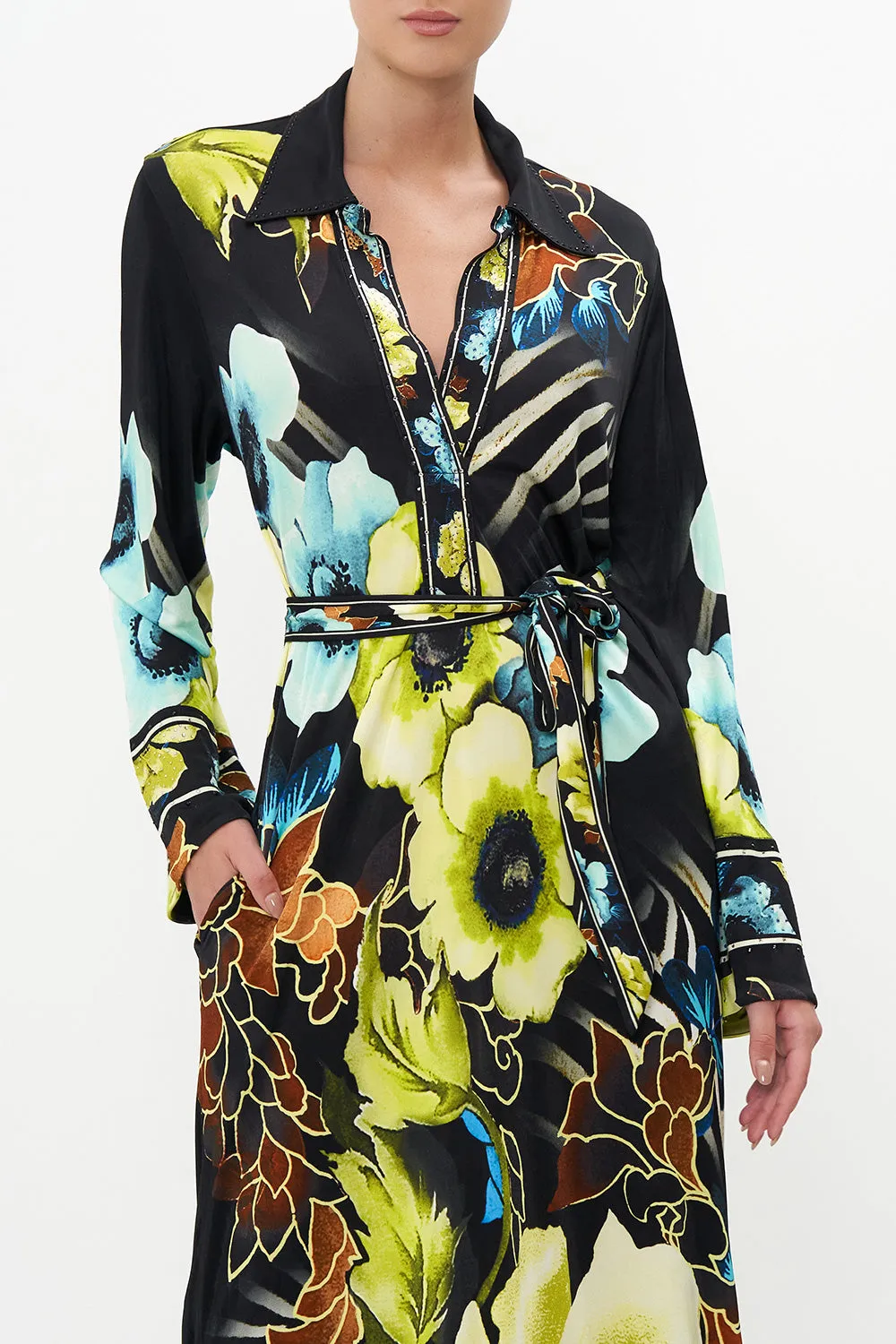 JERSEY SHIRT DRESS POPPY DIVINE sold by Camilla product image thumbnail 5