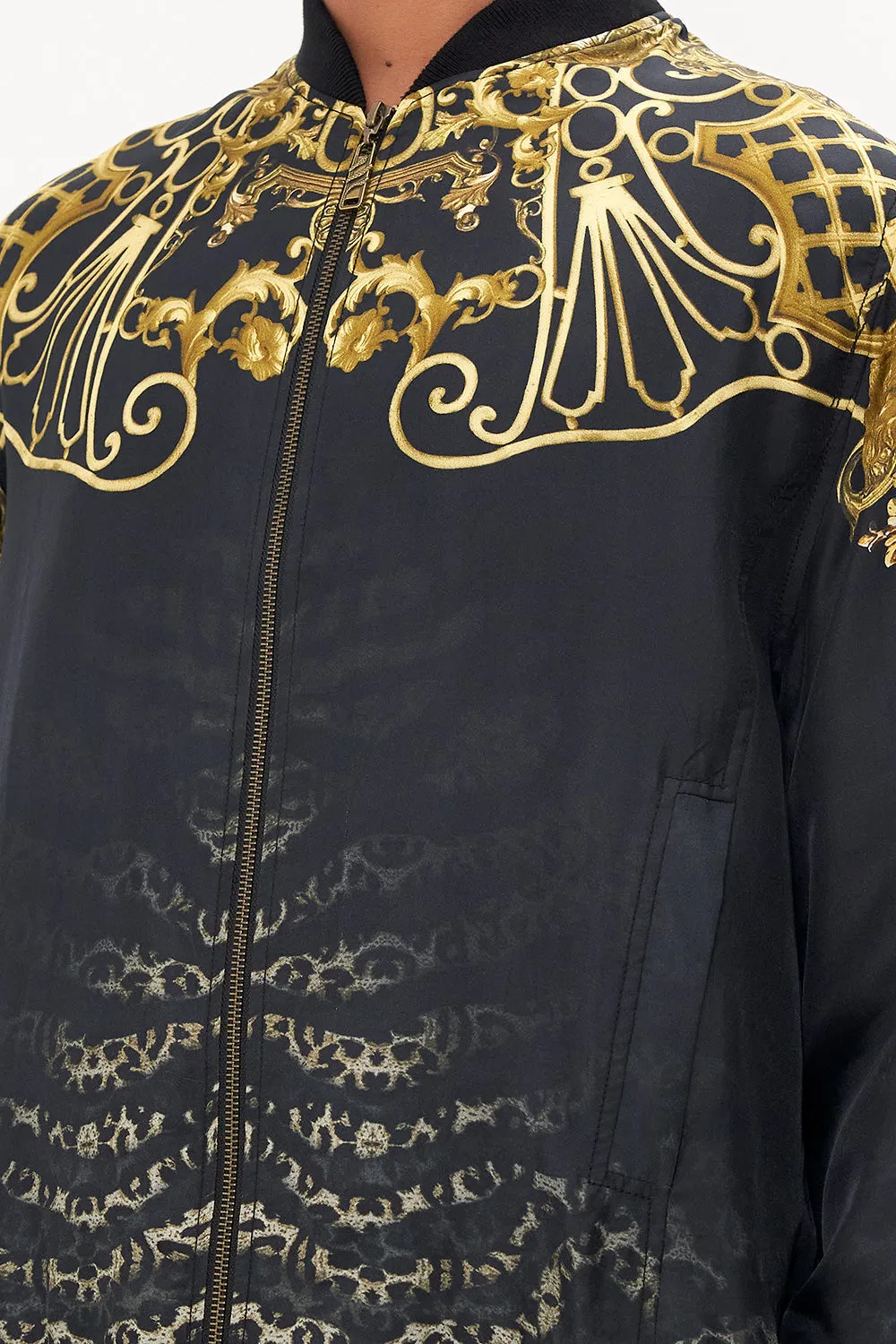 ZIP THROUGH BOMBER JACKET SHADOWS OF ARMADA sold by Camilla product image thumbnail 5