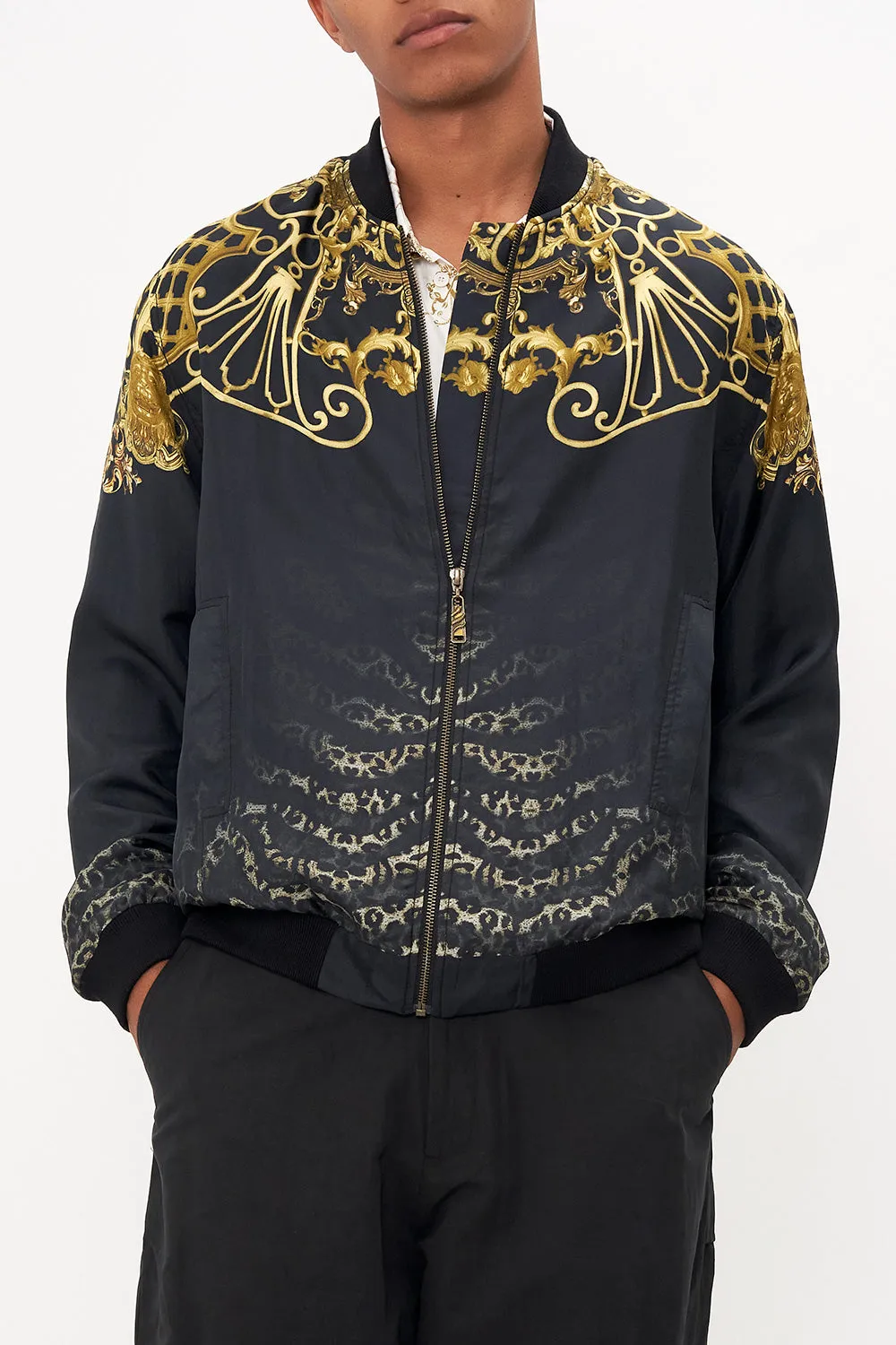 ZIP THROUGH BOMBER JACKET SHADOWS OF ARMADA sold by Camilla product image thumbnail 4