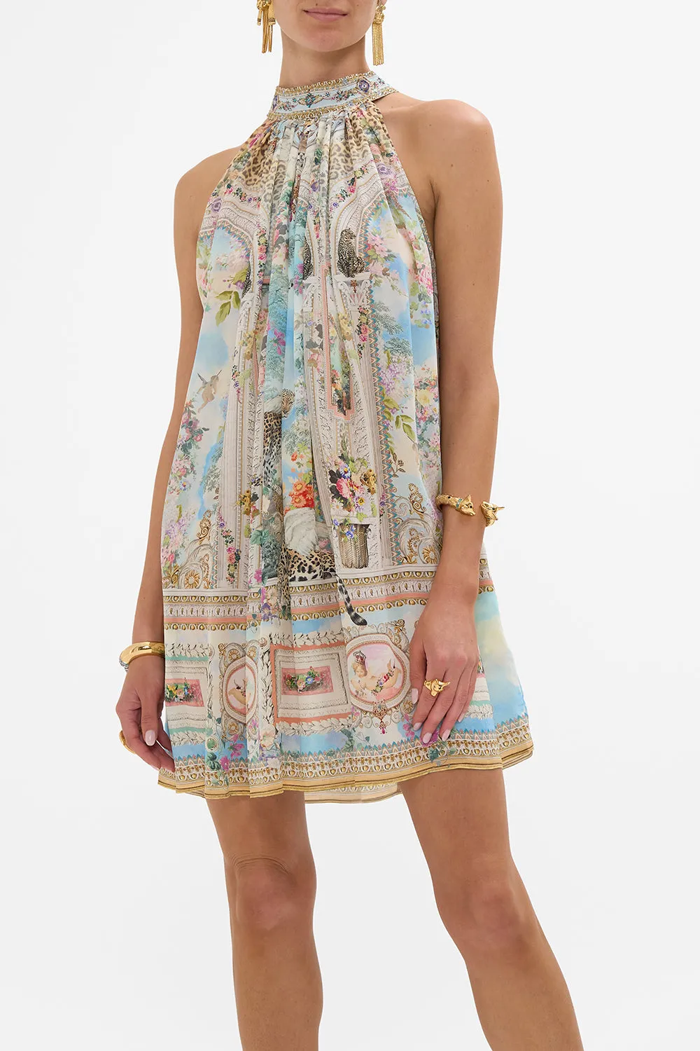 TIE NECK MINI DRESS WE ALWAYS HAVE ALEXANDRIA sold by Camilla product image thumbnail 5