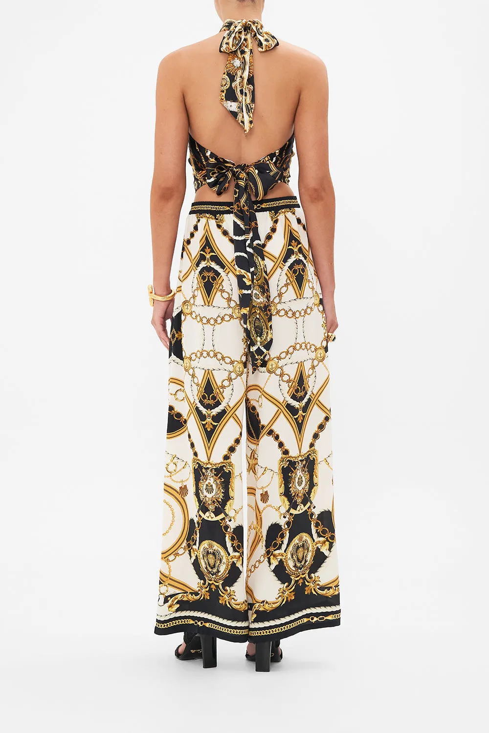 WIDE LEG TROUSER WITH FRONT POCKETS SEA CHARM sold by Camilla product image thumbnail 2