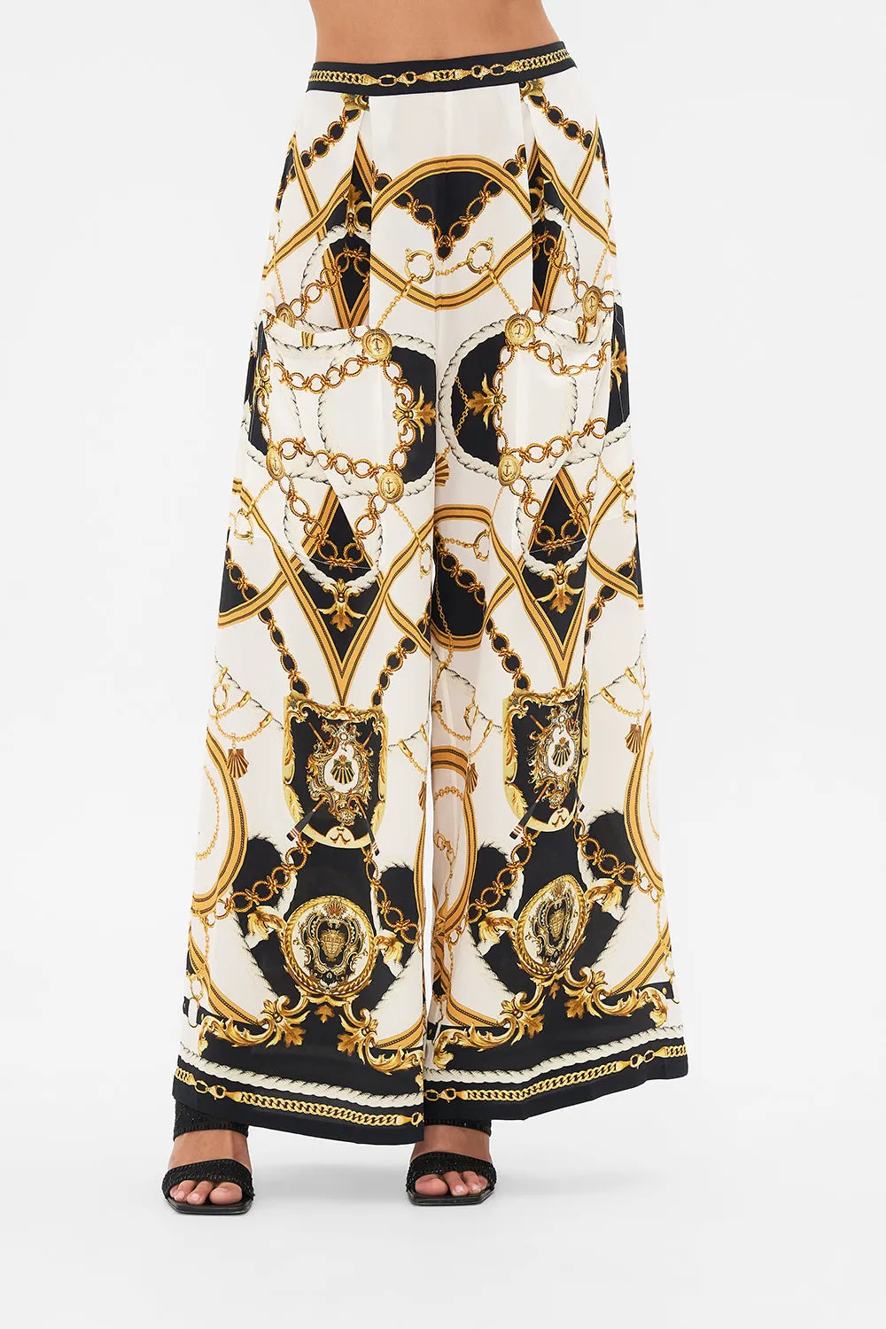 WIDE LEG TROUSER WITH FRONT POCKETS SEA CHARM sold by Camilla product image thumbnail 5