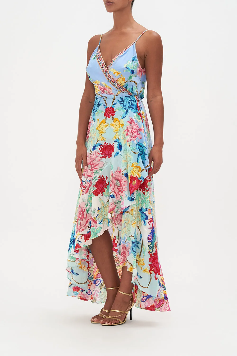 DRAPED FRONT WRAP DRESS GO STAG sold by Camilla product image thumbnail 4