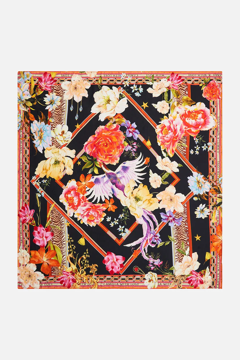 LARGE SQUARE SCARF SECRET HISTORY sold by Camilla product image thumbnail 2