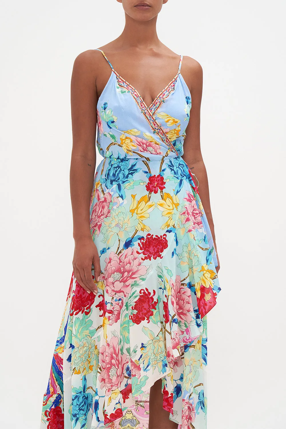 DRAPED FRONT WRAP DRESS GO STAG sold by Camilla product image thumbnail 5