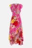 RUFFLE WRAP DRESS RAINBOW BODY sold by Camilla
