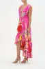 RUFFLE WRAP DRESS RAINBOW BODY sold by Camilla