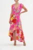 RUFFLE WRAP DRESS RAINBOW BODY sold by Camilla