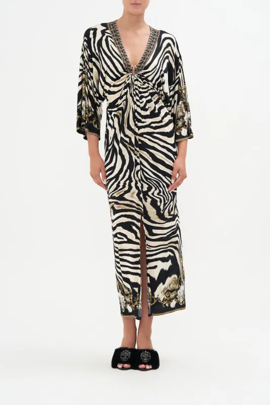DRAPED JERSEY DRESS WITH HARDWARE EARN YOUR STRIPES sold by Camilla