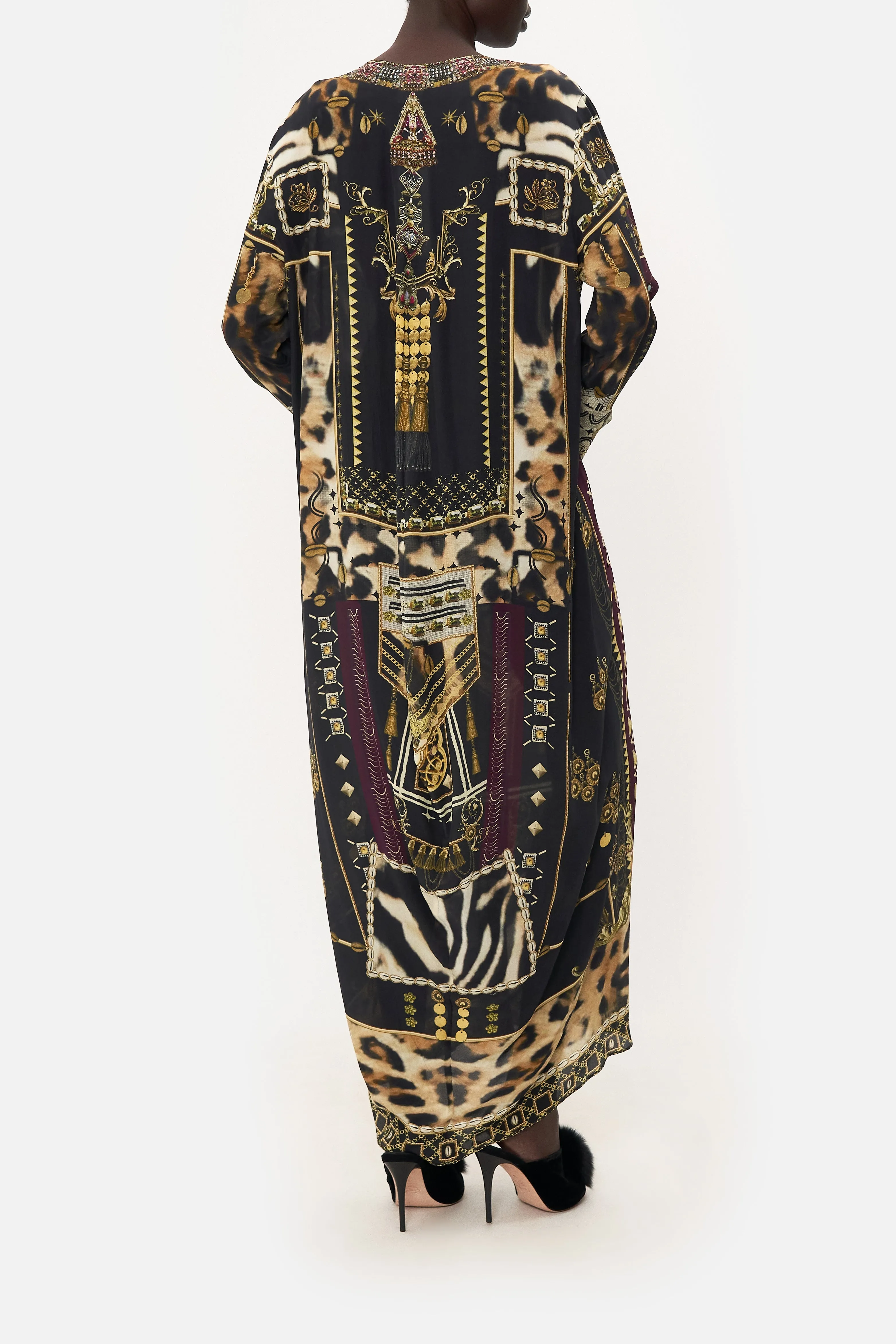 DRAPED BACK LONG SLEEVE DRESS DESERT DREAMS sold by Camilla product image thumbnail 2