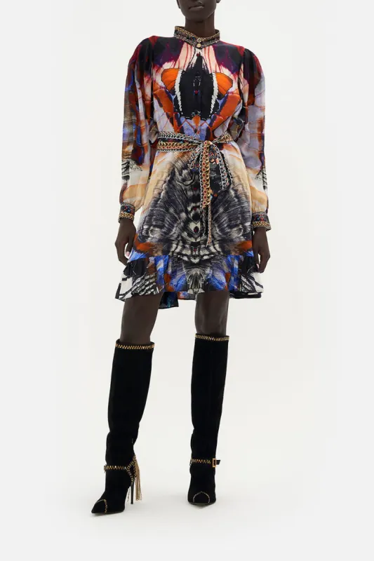 DROP SLEEVE SHIRT DRESS WINGS OF MARIPOSA sold by Camilla