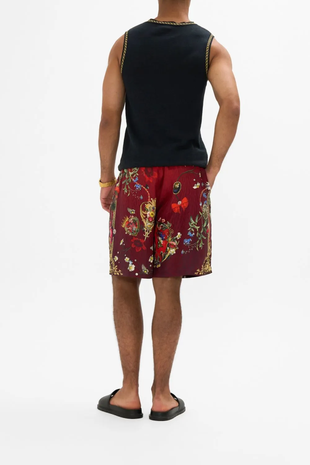 BAGGY MID LENGTH WALK SHORT JUST ONE BITE SNOW WHITE sold by Camilla product image thumbnail 2