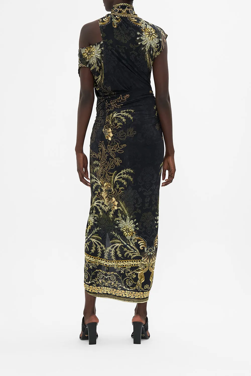 GATHERED COLUMN JERSEY DRESS THE NIGHT IS NOIR sold by Camilla product image thumbnail 2