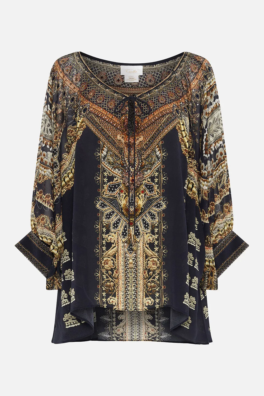 RAGLAN SLEEVE BLOUSE WITH CUFF ITS ALL OVER TORERO sold by Camilla product image thumbnail 3