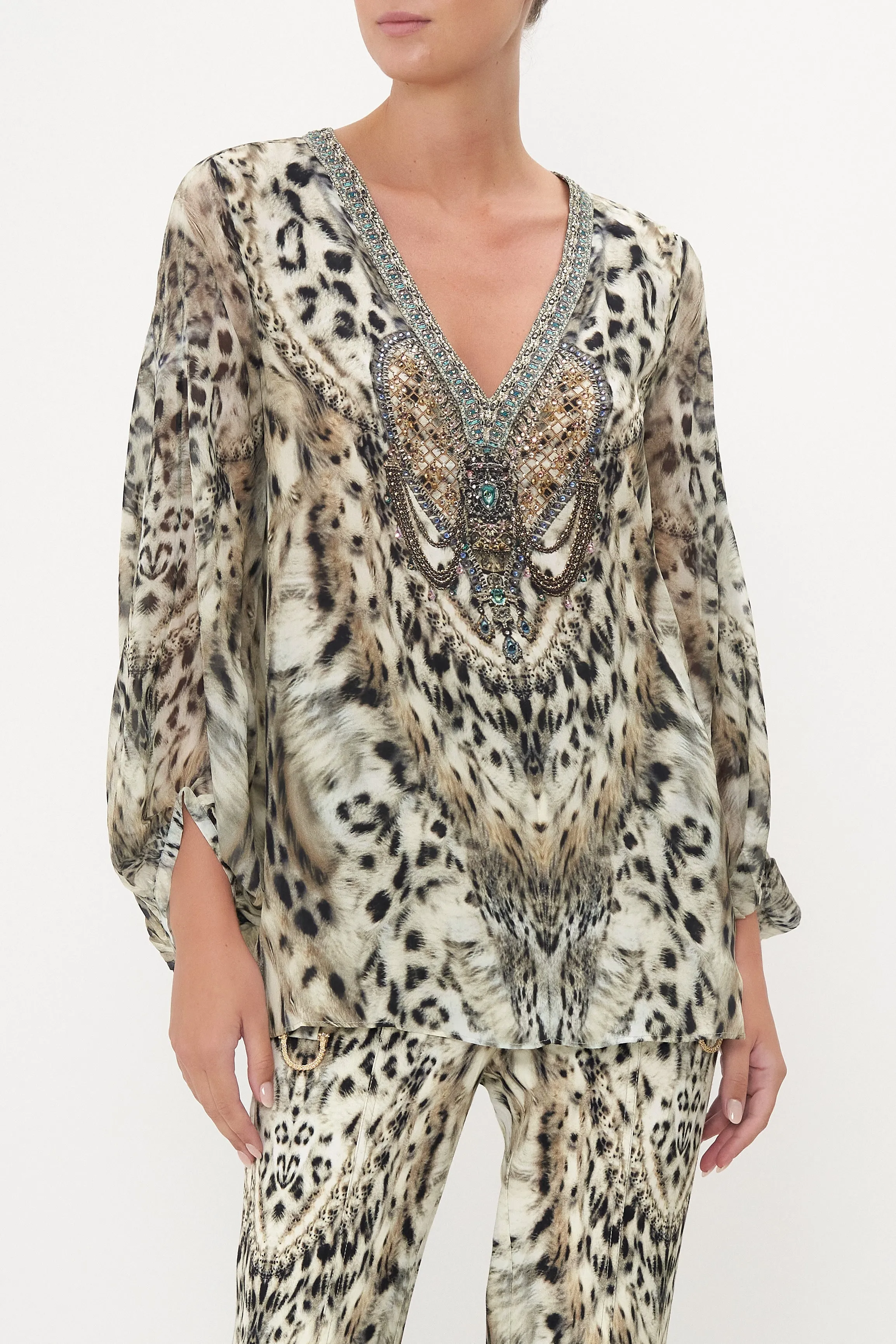 PANEL SLEEVE BLOUSE SNOW WHISPERS sold by Camilla product image thumbnail 5