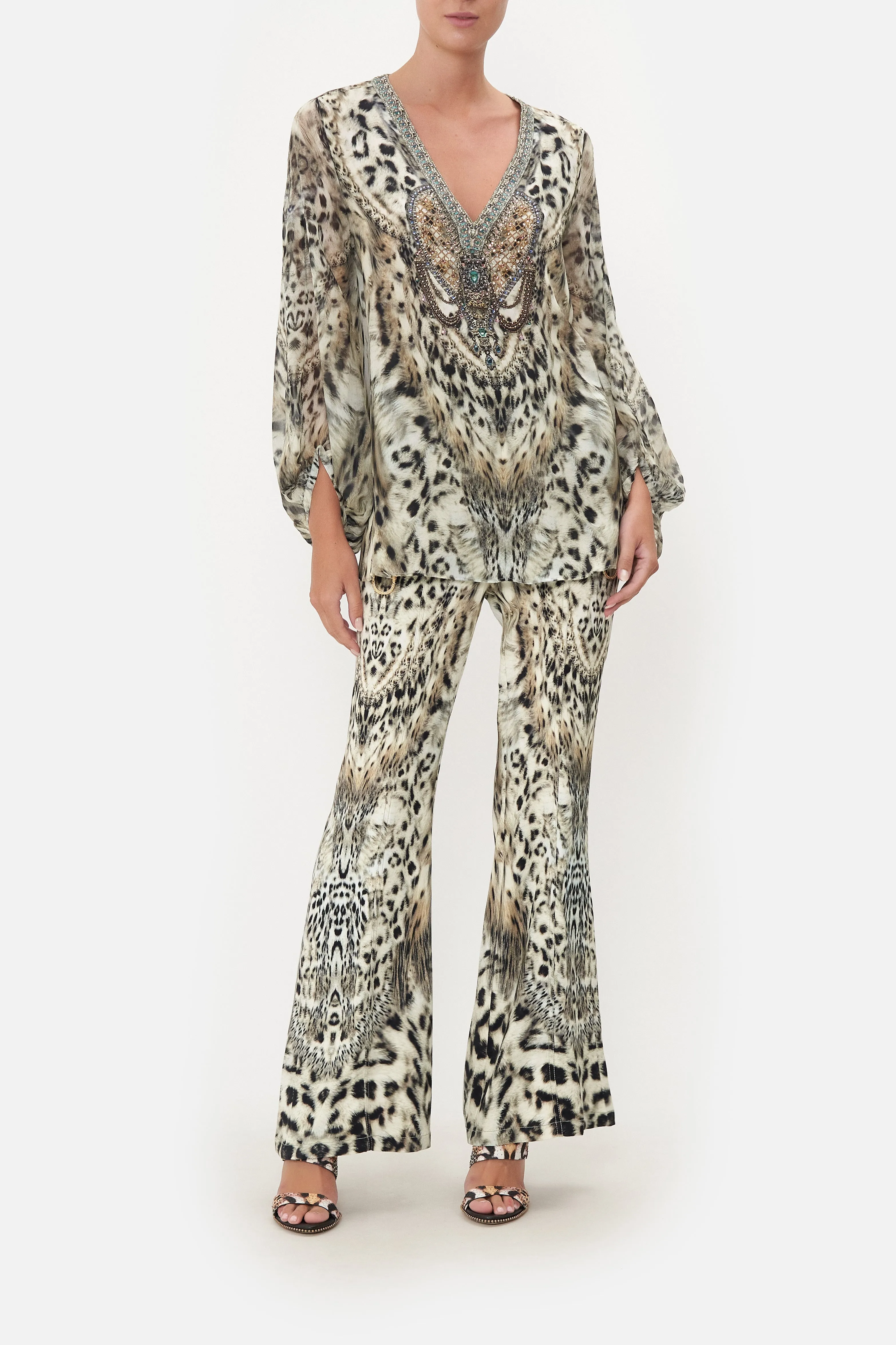 PANEL SLEEVE BLOUSE SNOW WHISPERS sold by Camilla