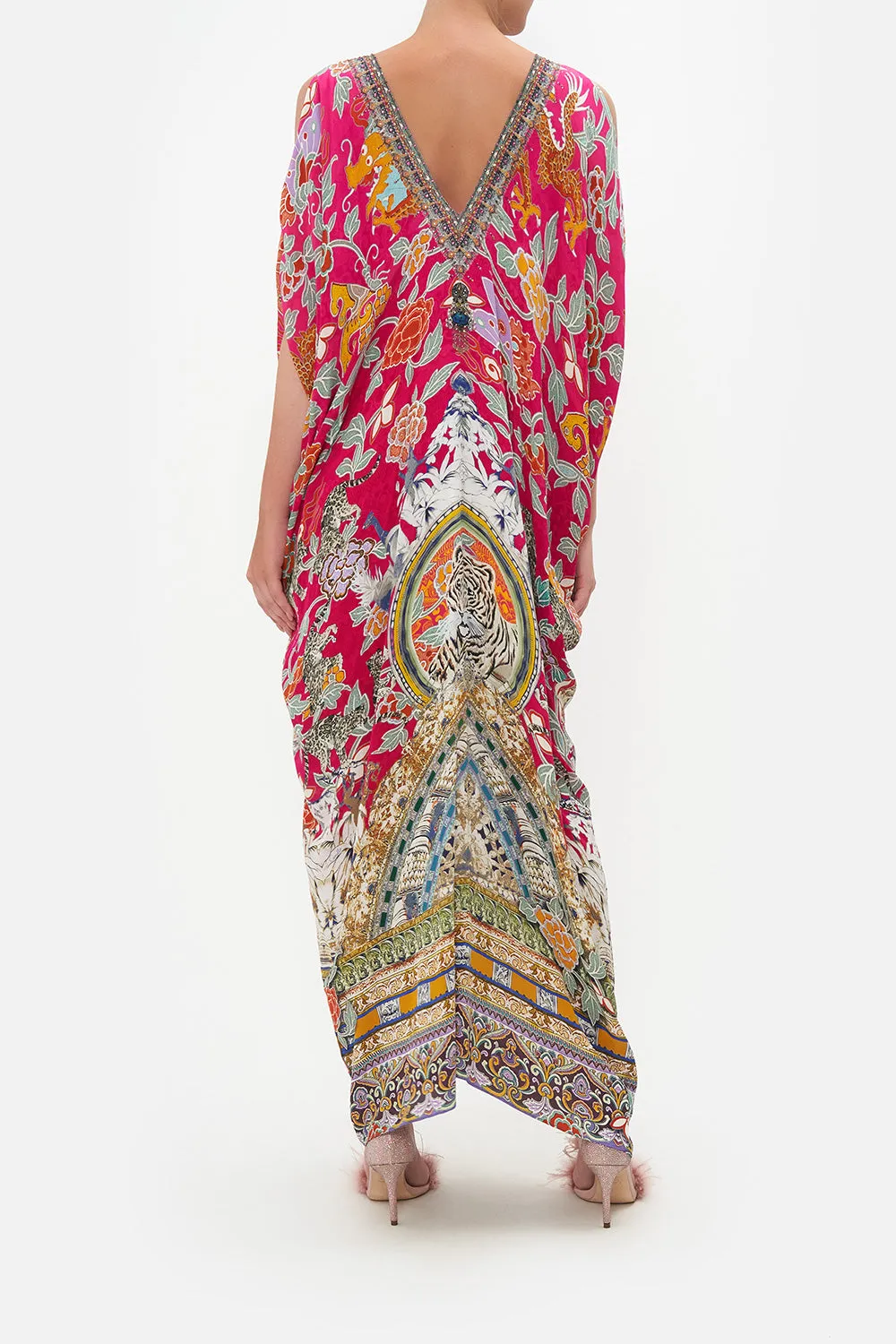 LONG DRAPE DRESS WITH ZIP FRONT TASTE OF TWILIGHT sold by Camilla product image thumbnail 2