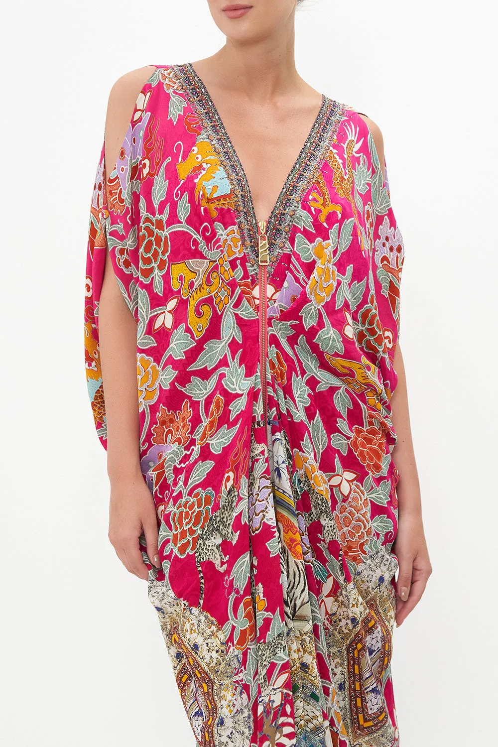 LONG DRAPE DRESS WITH ZIP FRONT TASTE OF TWILIGHT sold by Camilla product image thumbnail 5