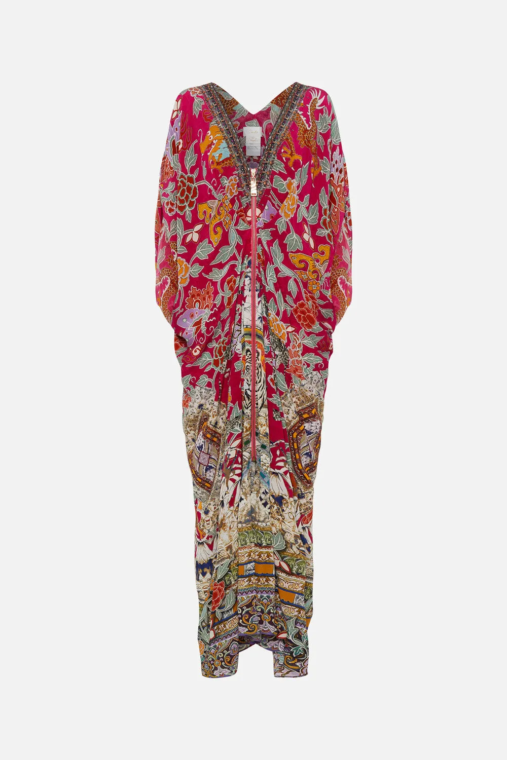 LONG DRAPE DRESS WITH ZIP FRONT TASTE OF TWILIGHT sold by Camilla product image thumbnail 3