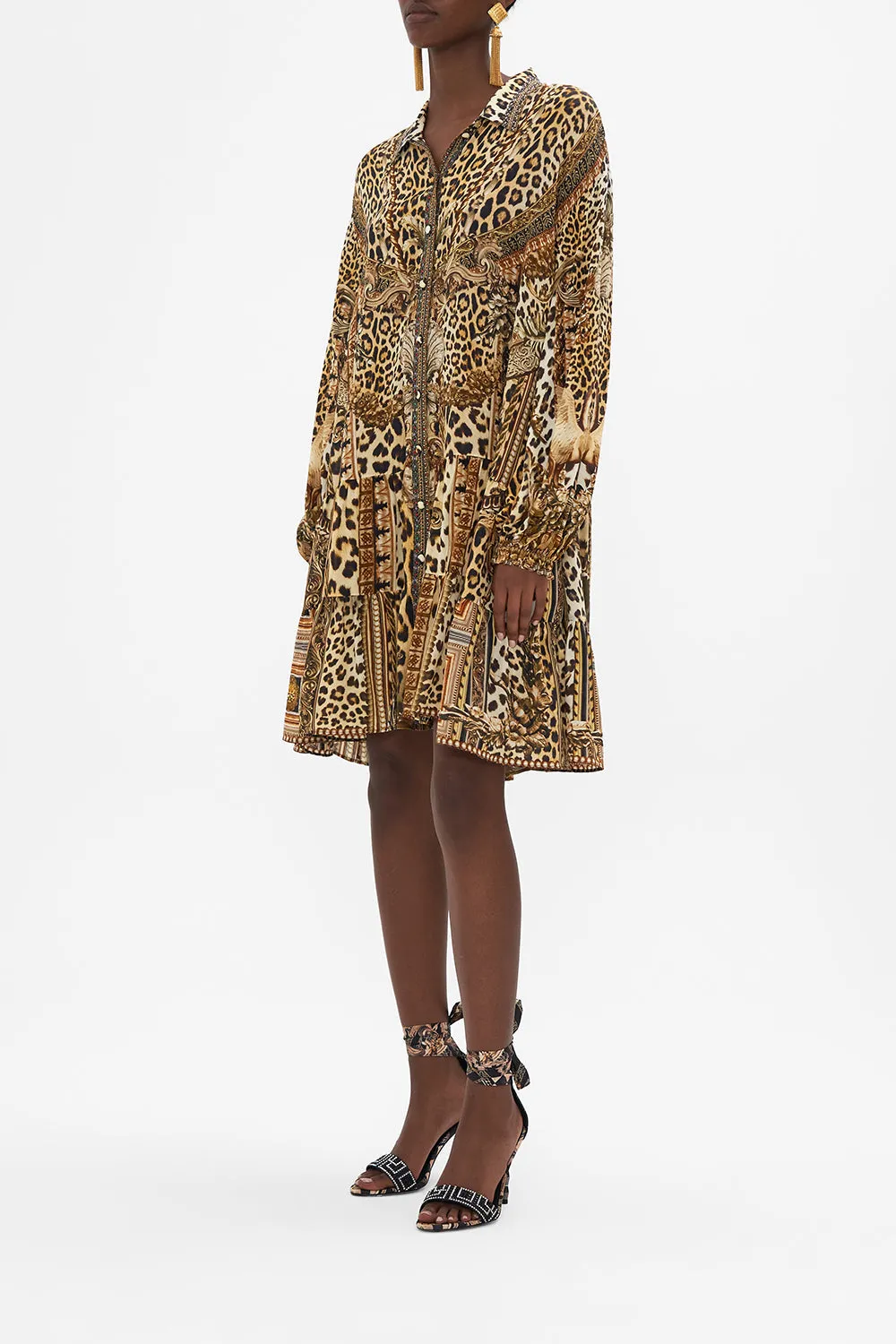 TIERED SHIRT DRESS STANDING OVATION sold by Camilla product image thumbnail 4