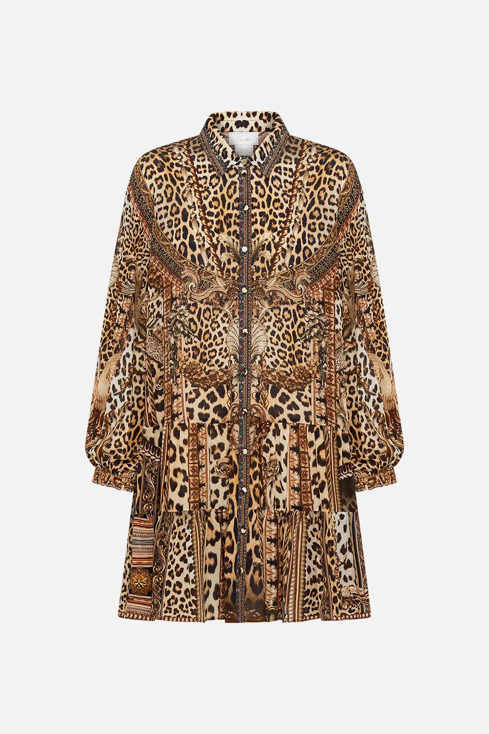 TIERED SHIRT DRESS STANDING OVATION sold by Camilla product image thumbnail 3