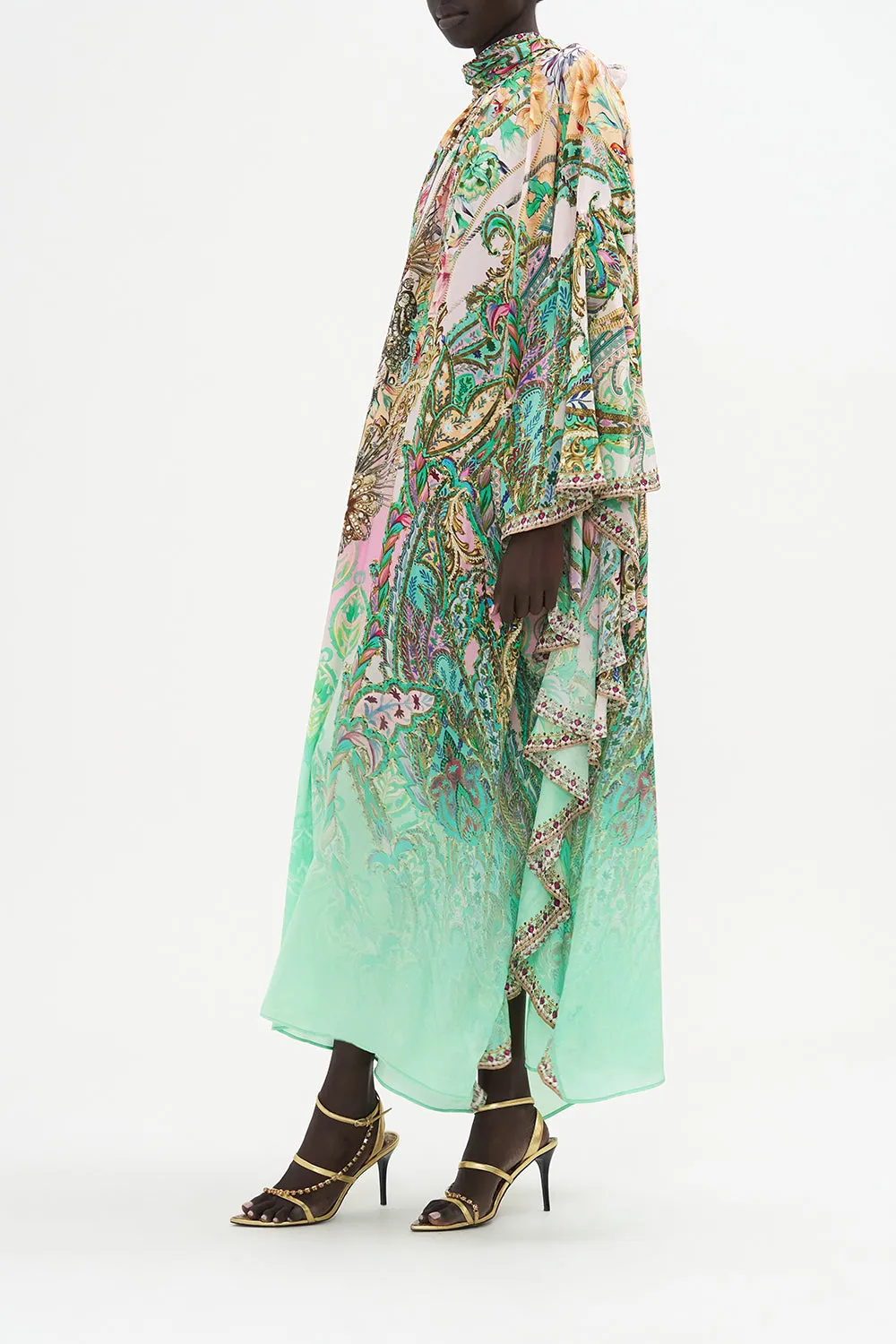 HIGH NECK RUFFLE KAFTAN LOST CITY sold by Camilla product image thumbnail 4