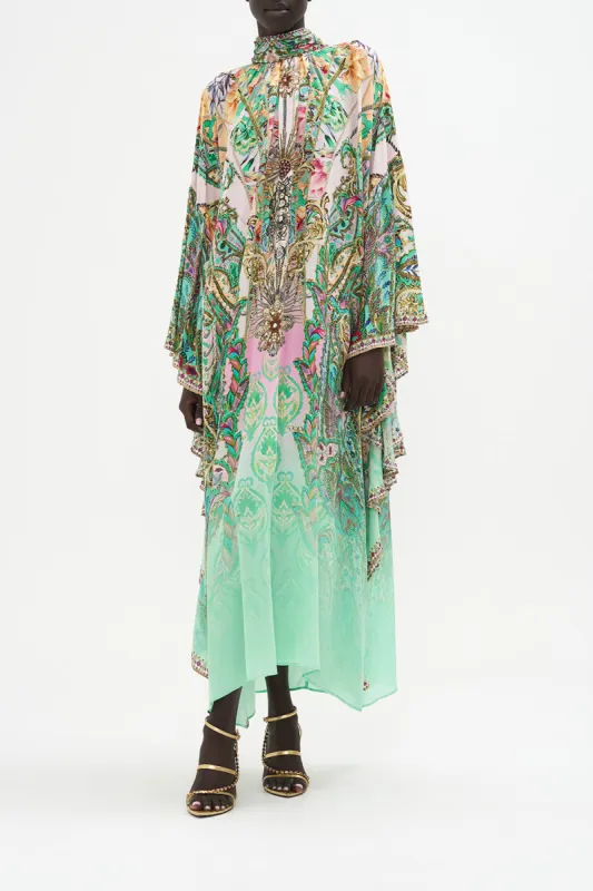 HIGH NECK RUFFLE KAFTAN LOST CITY sold by Camilla