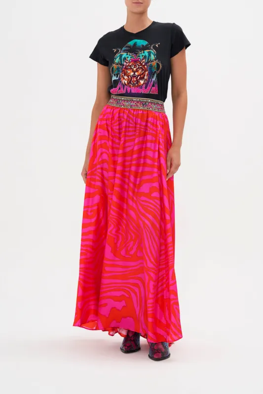 SLIM FIT ROUND NECK T-SHIRT ZEBRA ZONE sold by Camilla