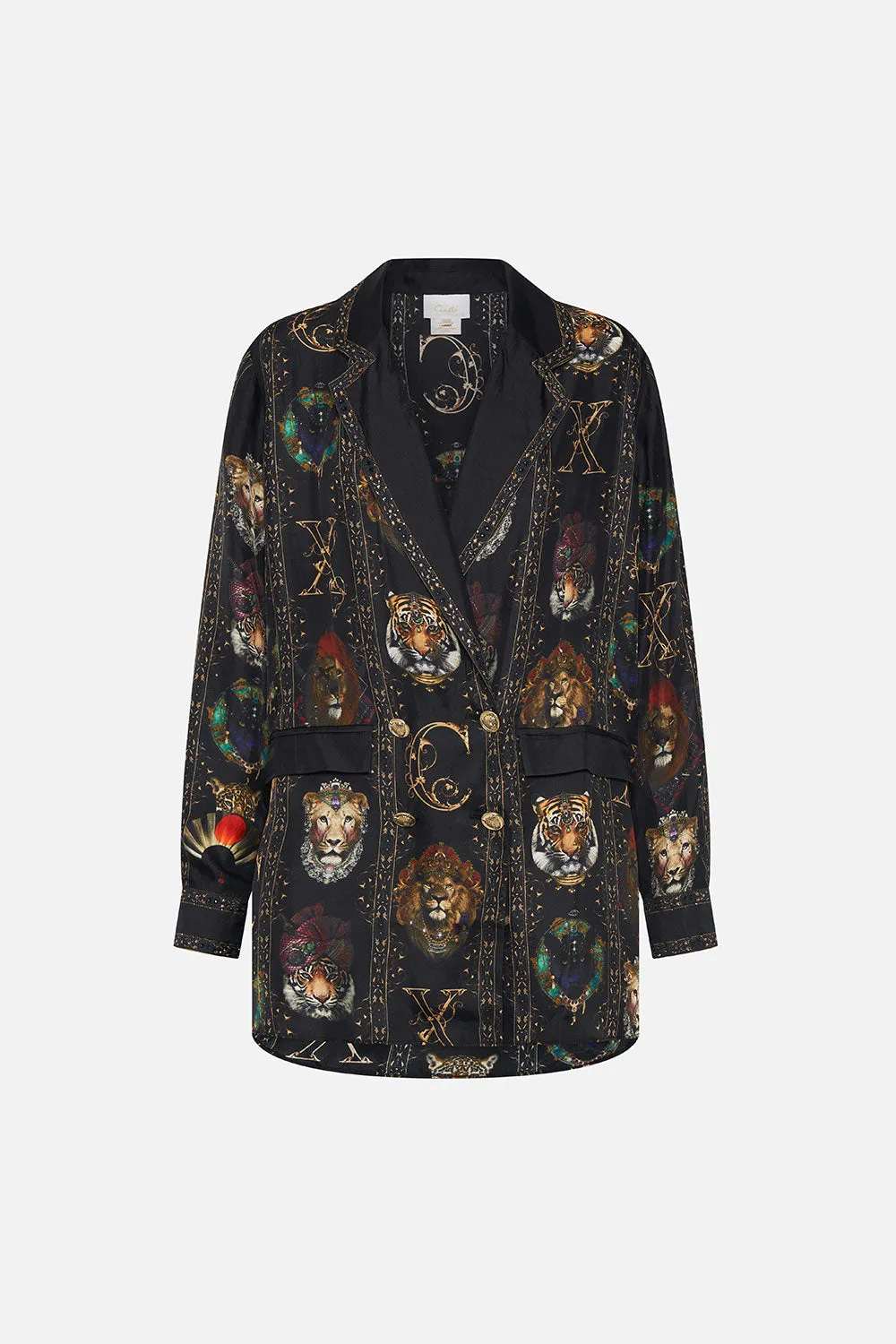 DOUBLE BREASTED SOFT JACKET JAGGIS JEWELS sold by Camilla product image thumbnail 3