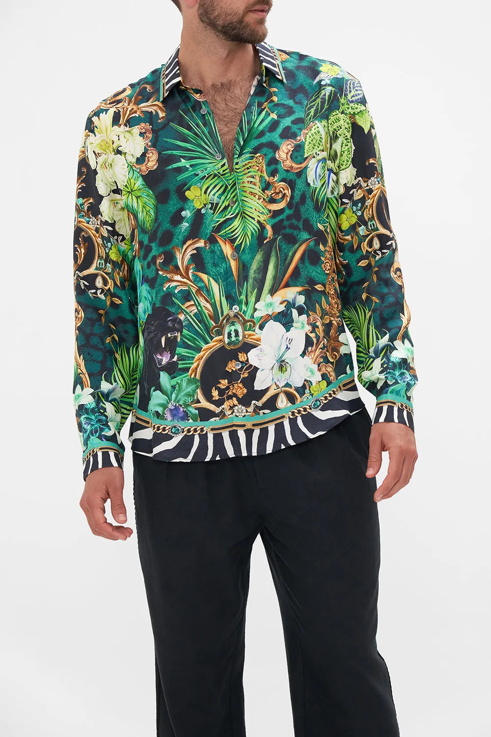 COLLARED LONG SLEEVE SHIRT SING MY SONG sold by Camilla product image thumbnail 5