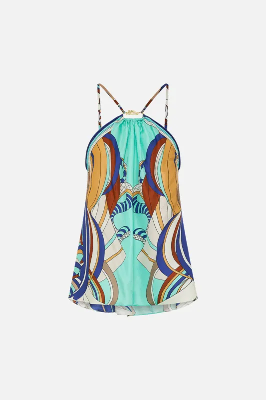 GATHER NECK HARDWARE TOP OASIS ORACLE sold by Camilla