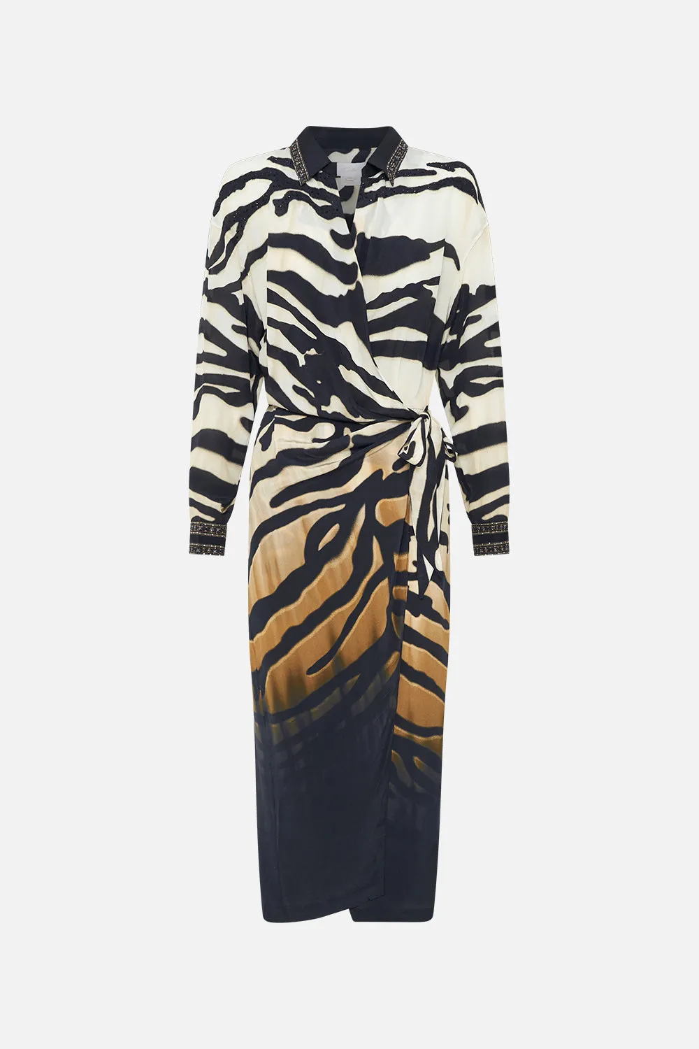 TWIST FRONT SHIRT DRESS TAME MY TIGER sold by Camilla product image thumbnail 3